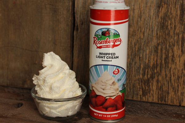 whipped cream product